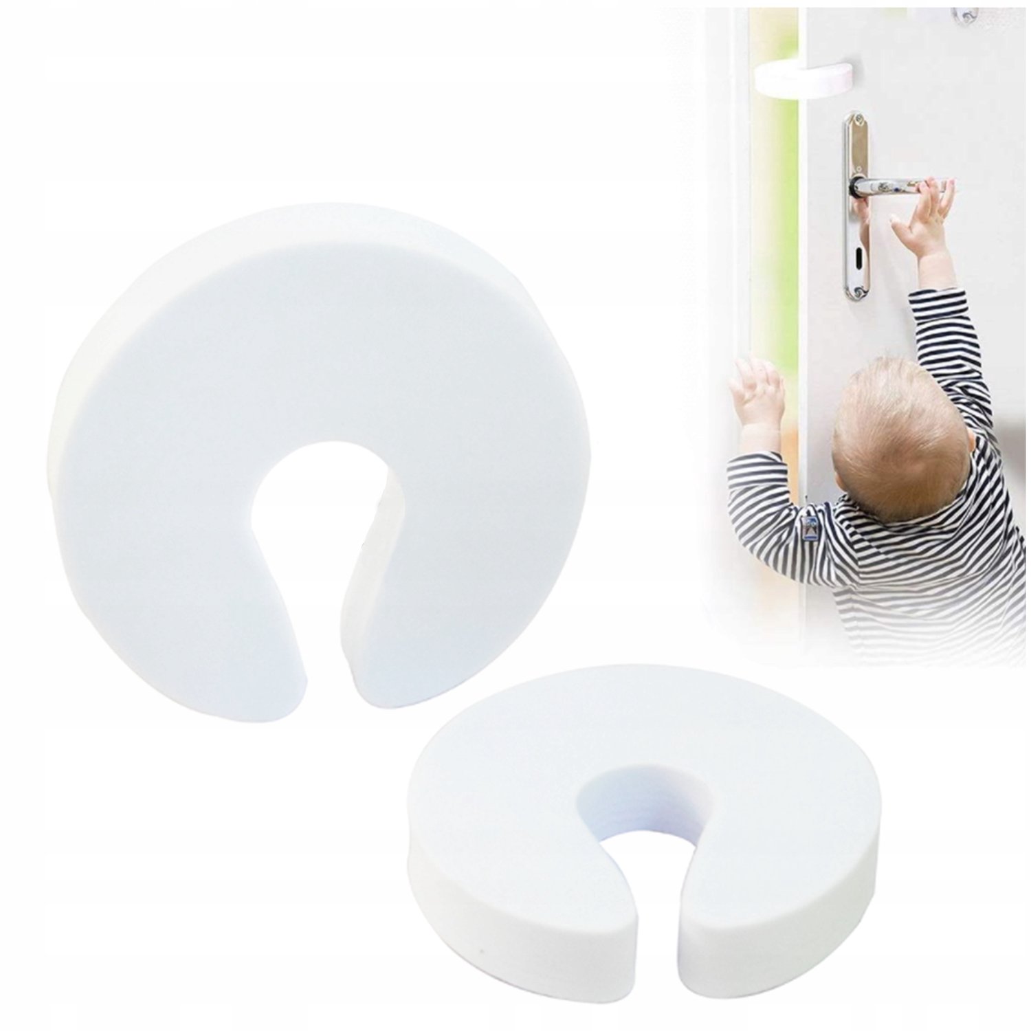 Deurstopper voor Kinderen - Set van 2 - Veilig en Zacht