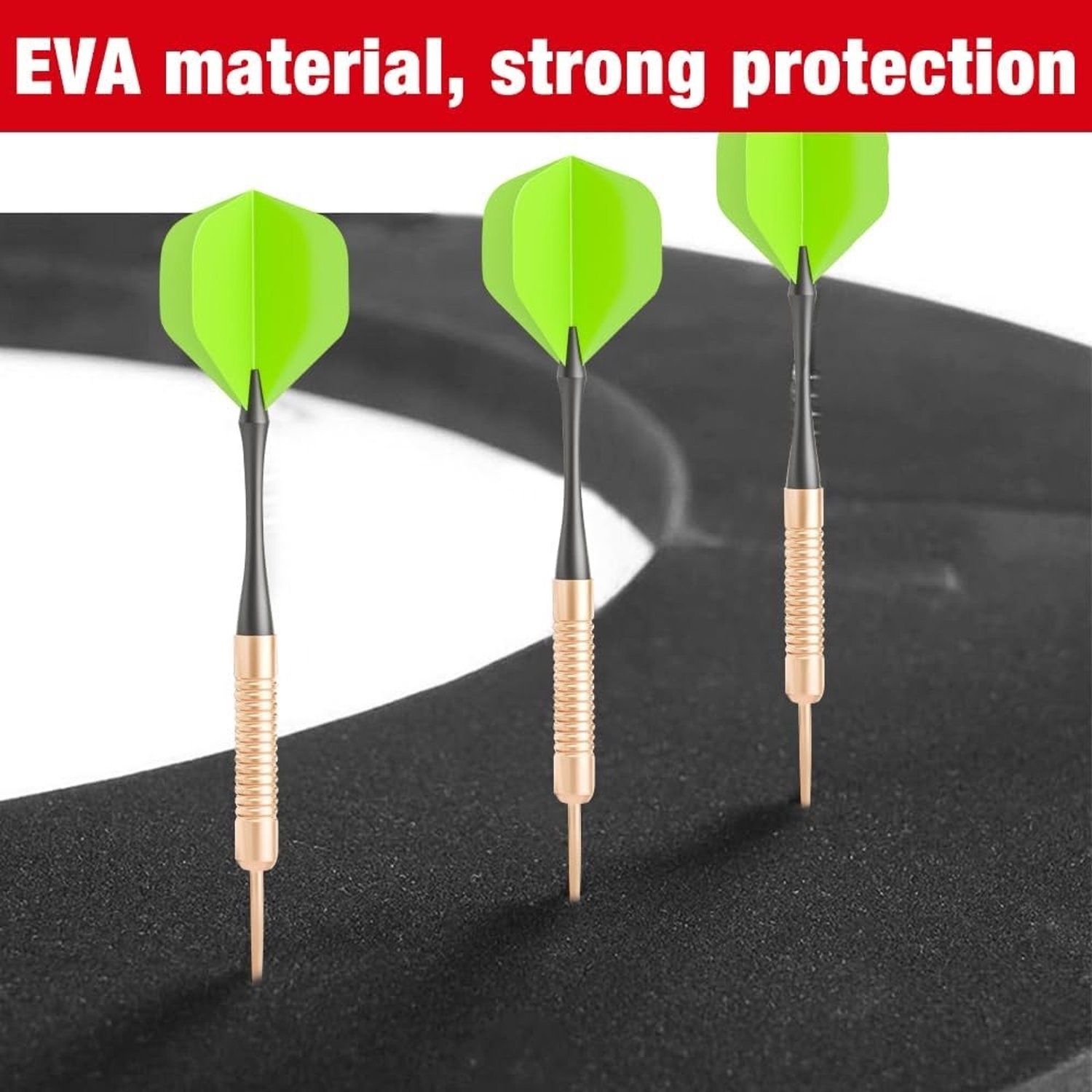 Dart Surround Catchring - 5 Pieces - 45 cm Dartboard Protection Ring - Wall Bescherming - EVA Dartboard Edge - Geschikt voor Standaard Dartborden