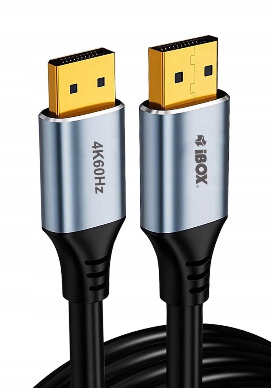 iBOX DisplayPort Kabel 1m DP 1.2 4K 60Hz Verguld