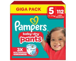 Pampers - Baby Dry Pants - Maat 5 - Mega Pack - 112 stuks - 12/17KG