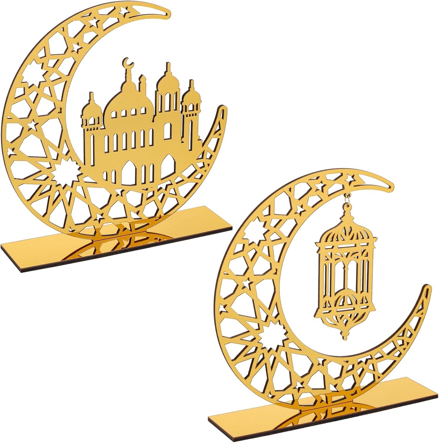 Famanu - Eid Mubarak Ramadan Kareem Decoraties - Creëer een feestelijke sfeer - Vrijstaand en hangend - Kleur onbekend