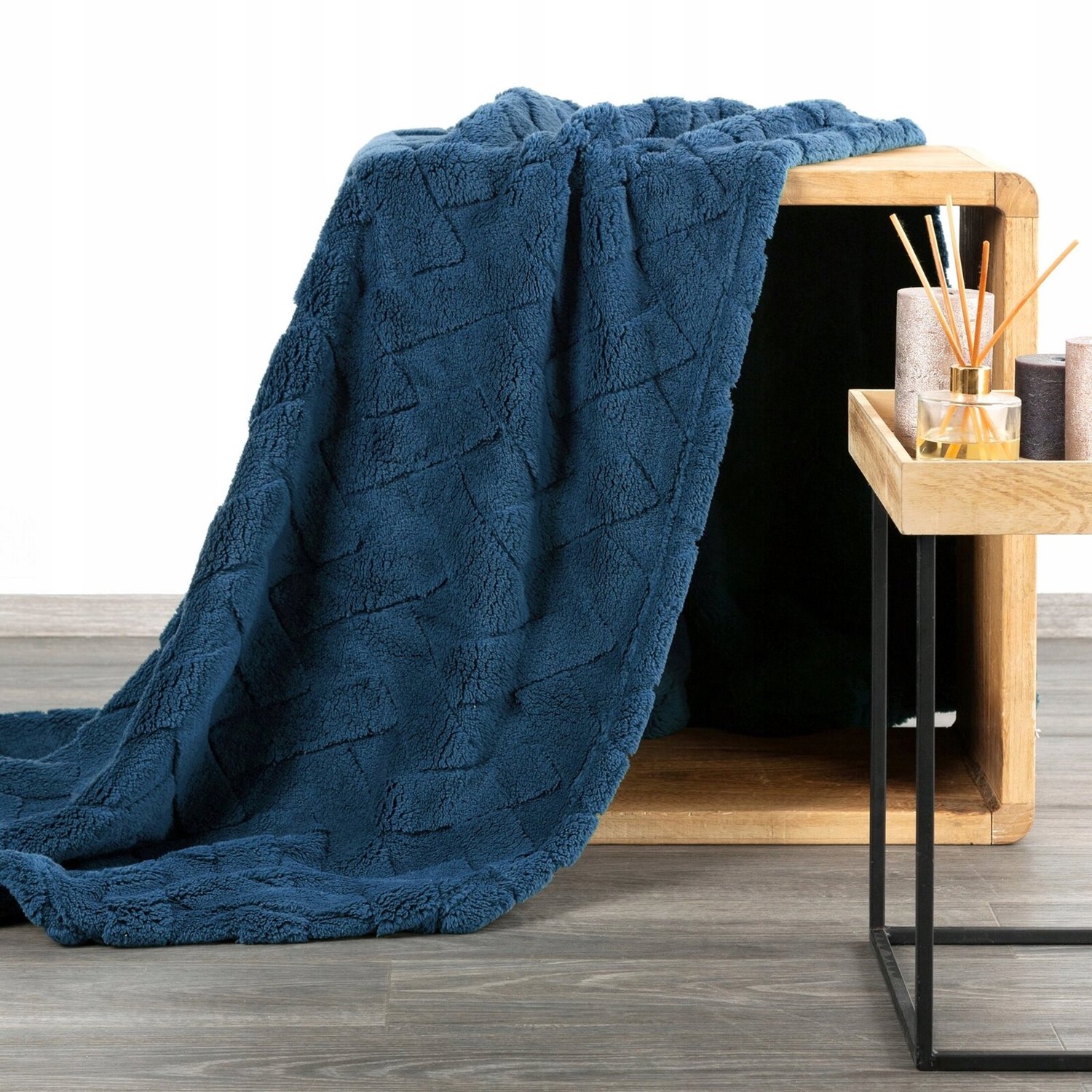 Zacht Pluche Deken 170x210cm - Dik & Warm - Marineblauw