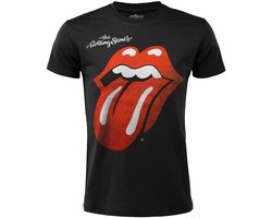 The Rolling Stones Tongue Logo T-shirt Zwart - Heren - 3XL
