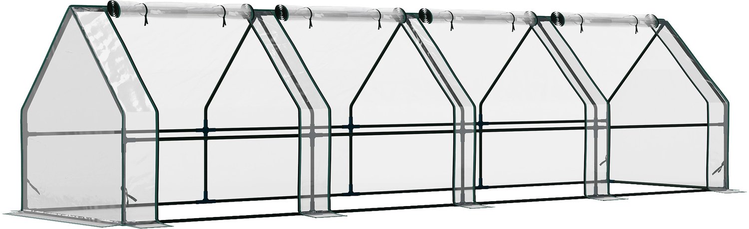 Sunona Foliekas - Met 4 oprolbare deuren - 360 x 90 x 90 cm - Transparant