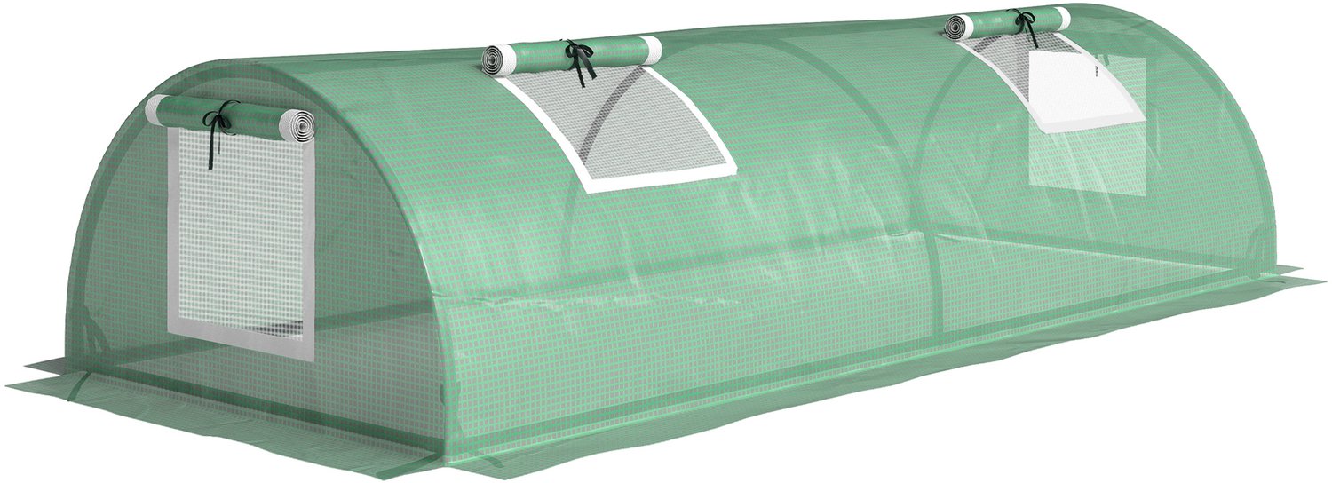 Sunona Foliekas - Met 4 mesh-vensters - 200 x 80 x 45 cm - Groen