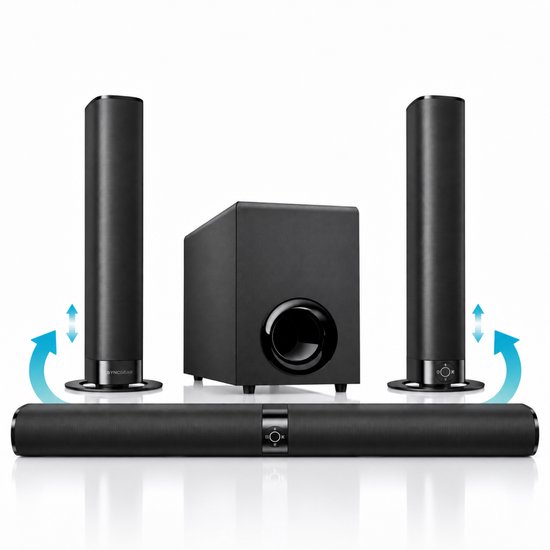SyncGear 2-in-1 Soundbar met Subwoofer 130W Bluetooth 5.3 - SyncGear - €96,53