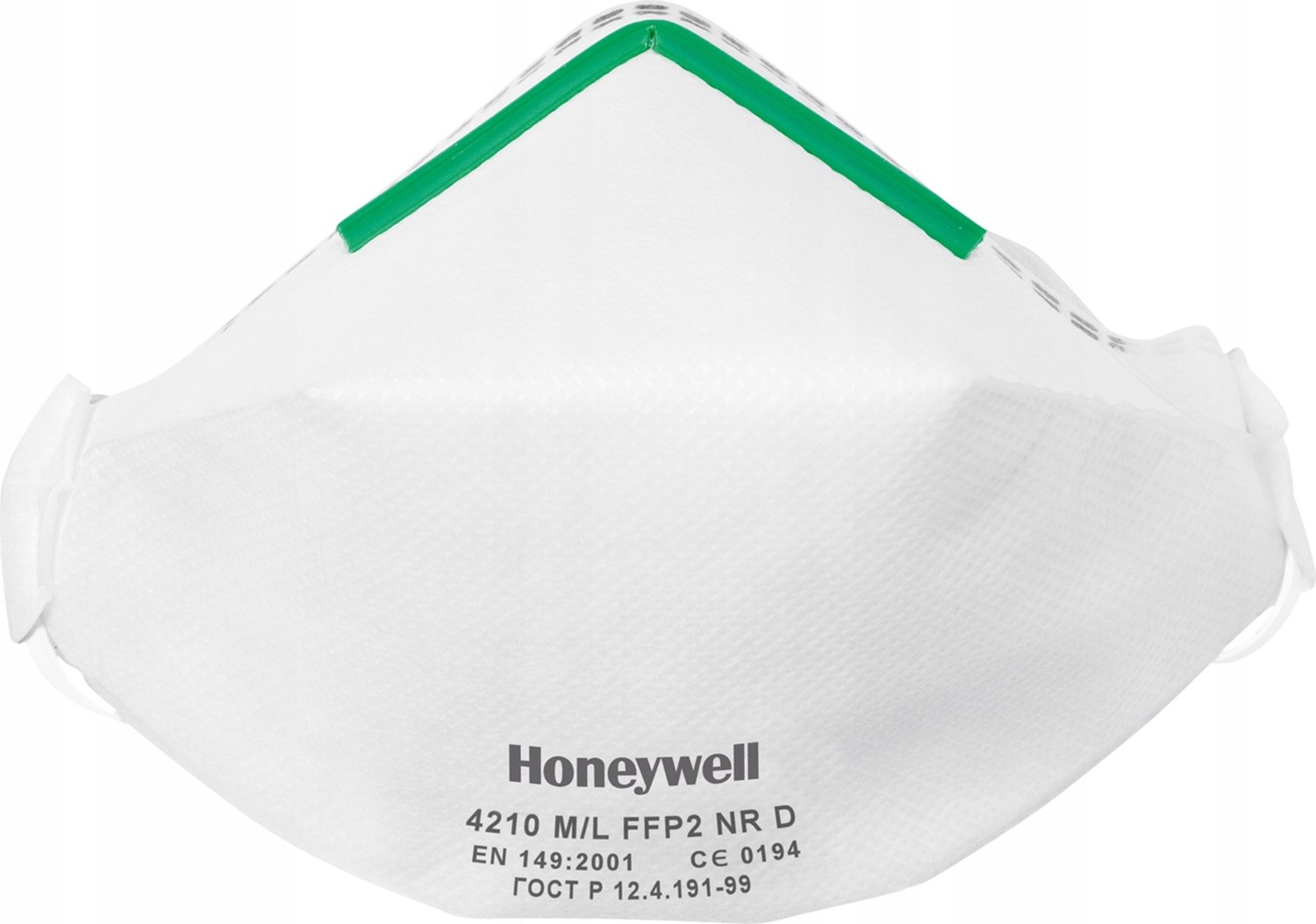 Merkloze FFP2 NR D halfgelaatsmasker, stofmasker, 20 stuks