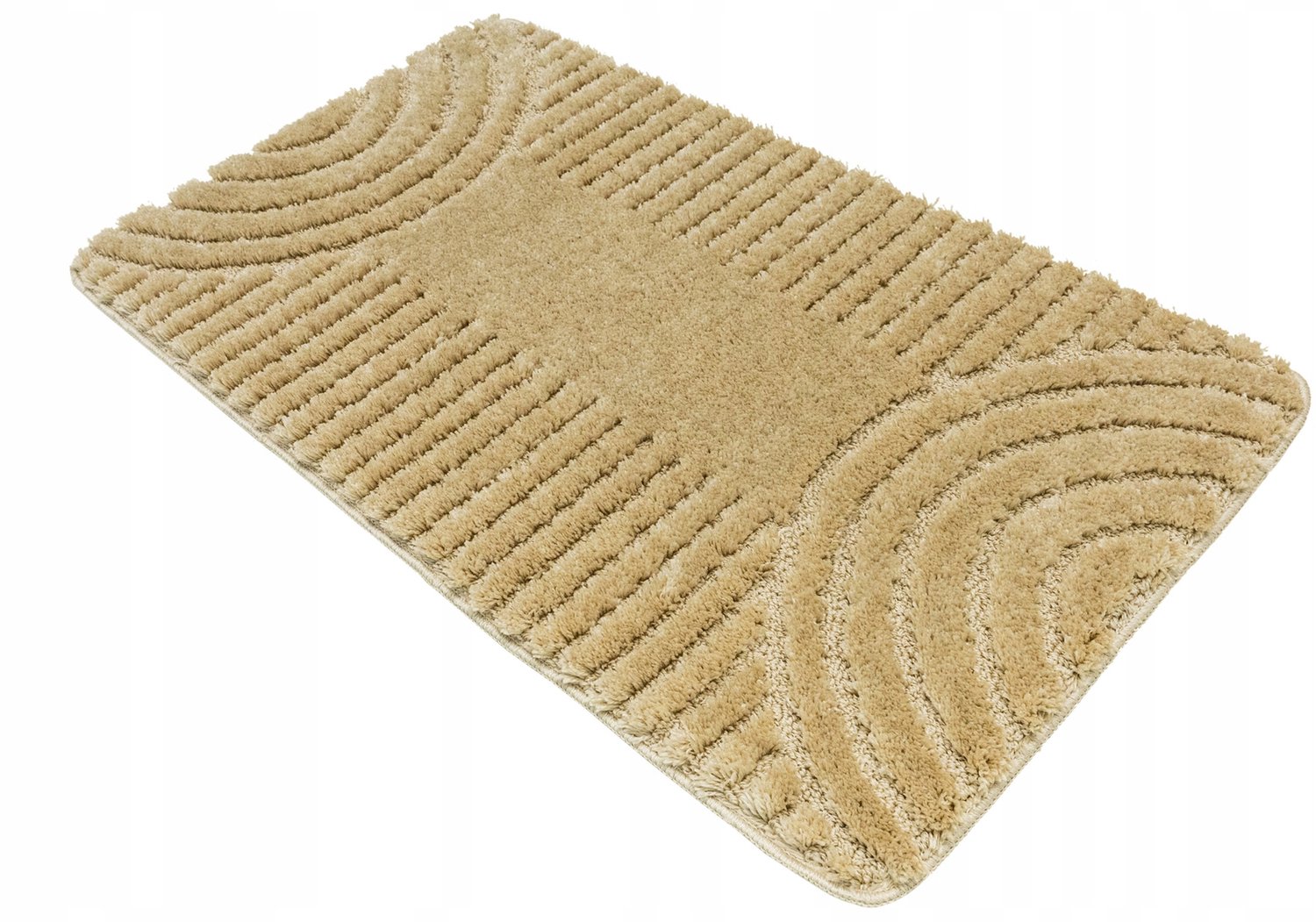Alper Beige Badkamermat 60x100 cm - Zacht, Antislip & Verwarmbaar
