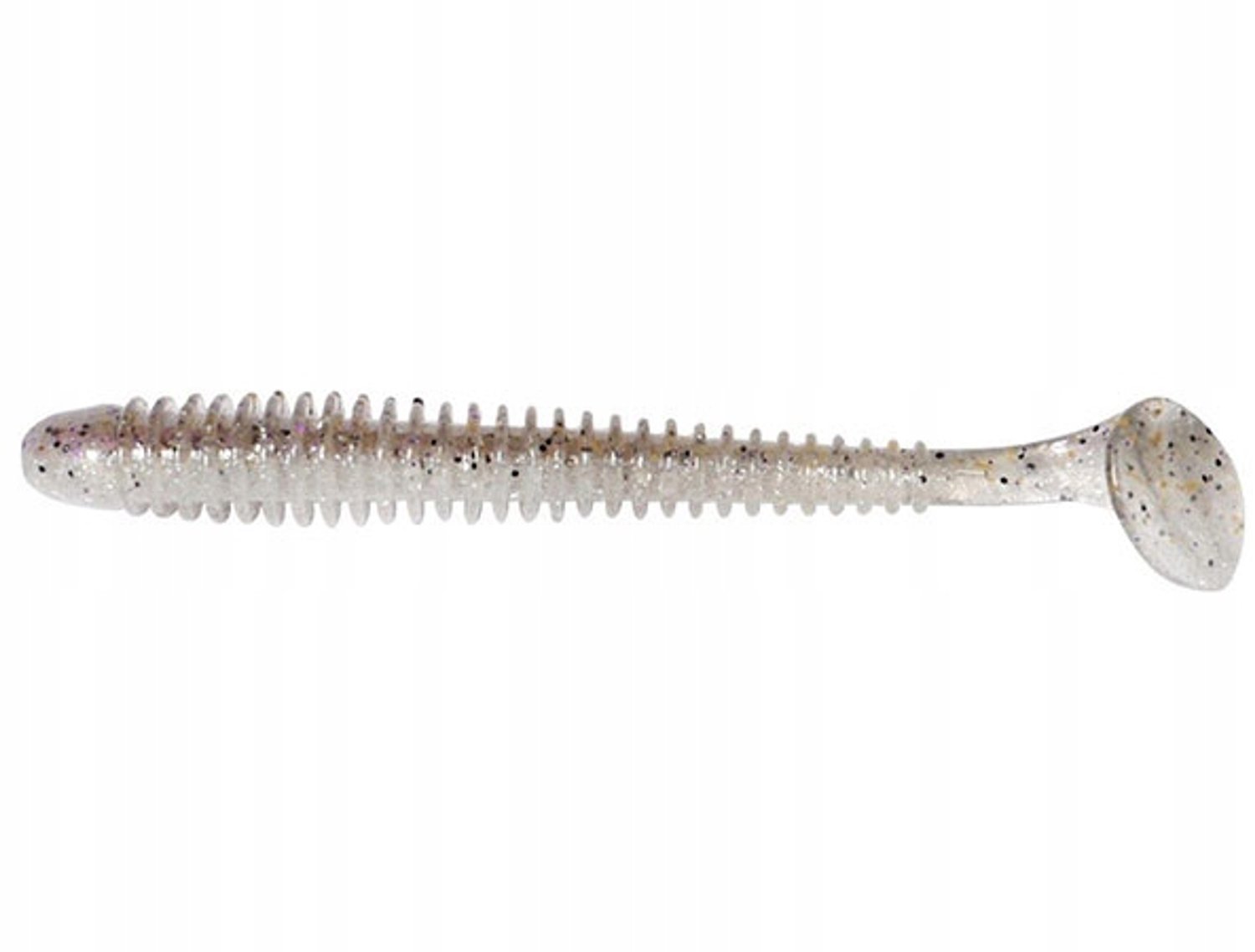 Merkloze Rubberen Kunstaas 7.6cm - Paars Shad - 10 Stuks