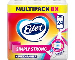 Edet Simply Strong Keukenpapier - 8 x 3 rollen