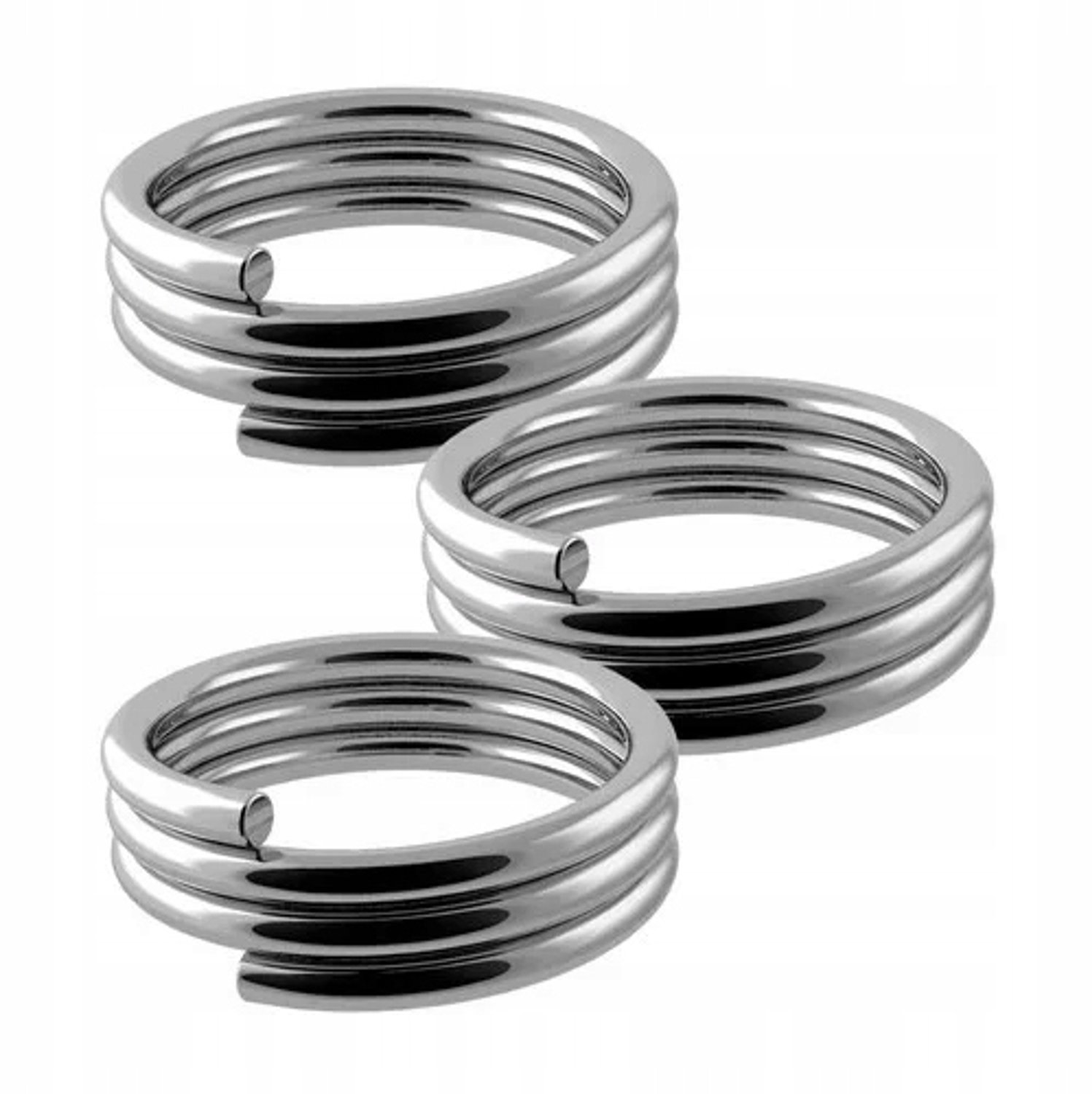 Merkloze Dart Shaft Ringen - 3 stuks, Zilver