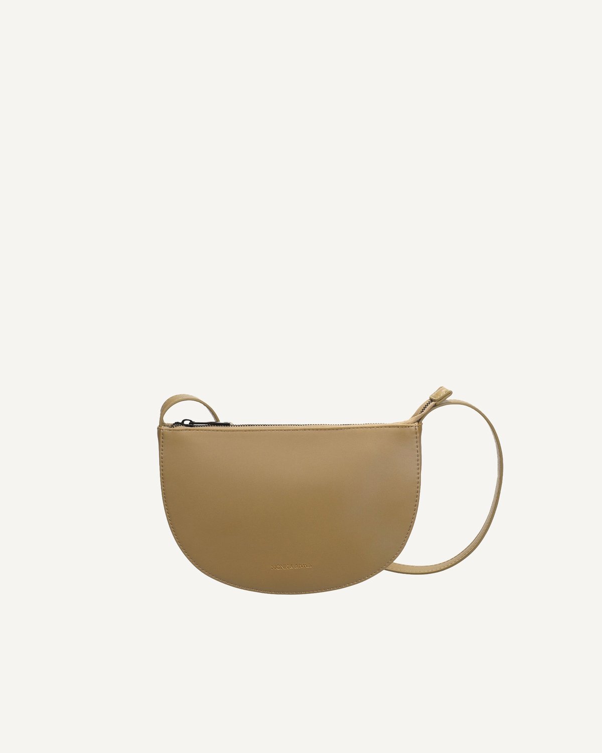 Monk and Anna - Farou half moon bag - Schoudertas Dames | Wheat - 25x4x16 cm