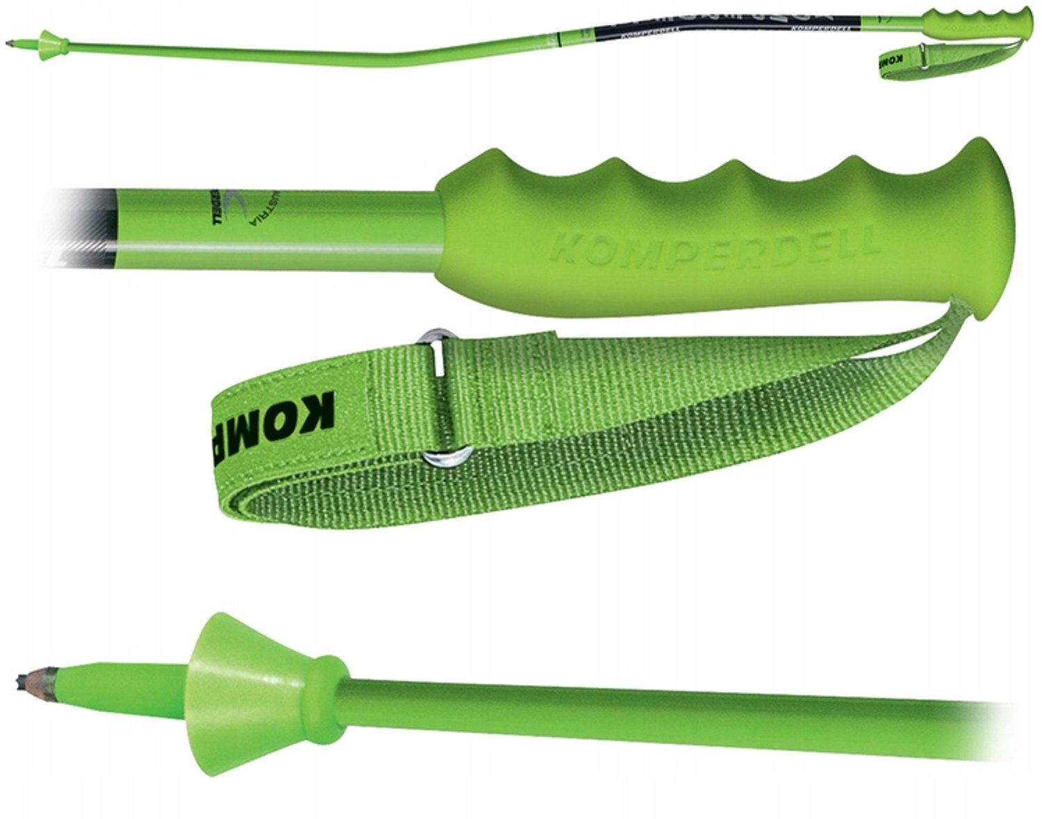 Komperdell Nationalteam Super-G Junior Ski Stoks 105cm