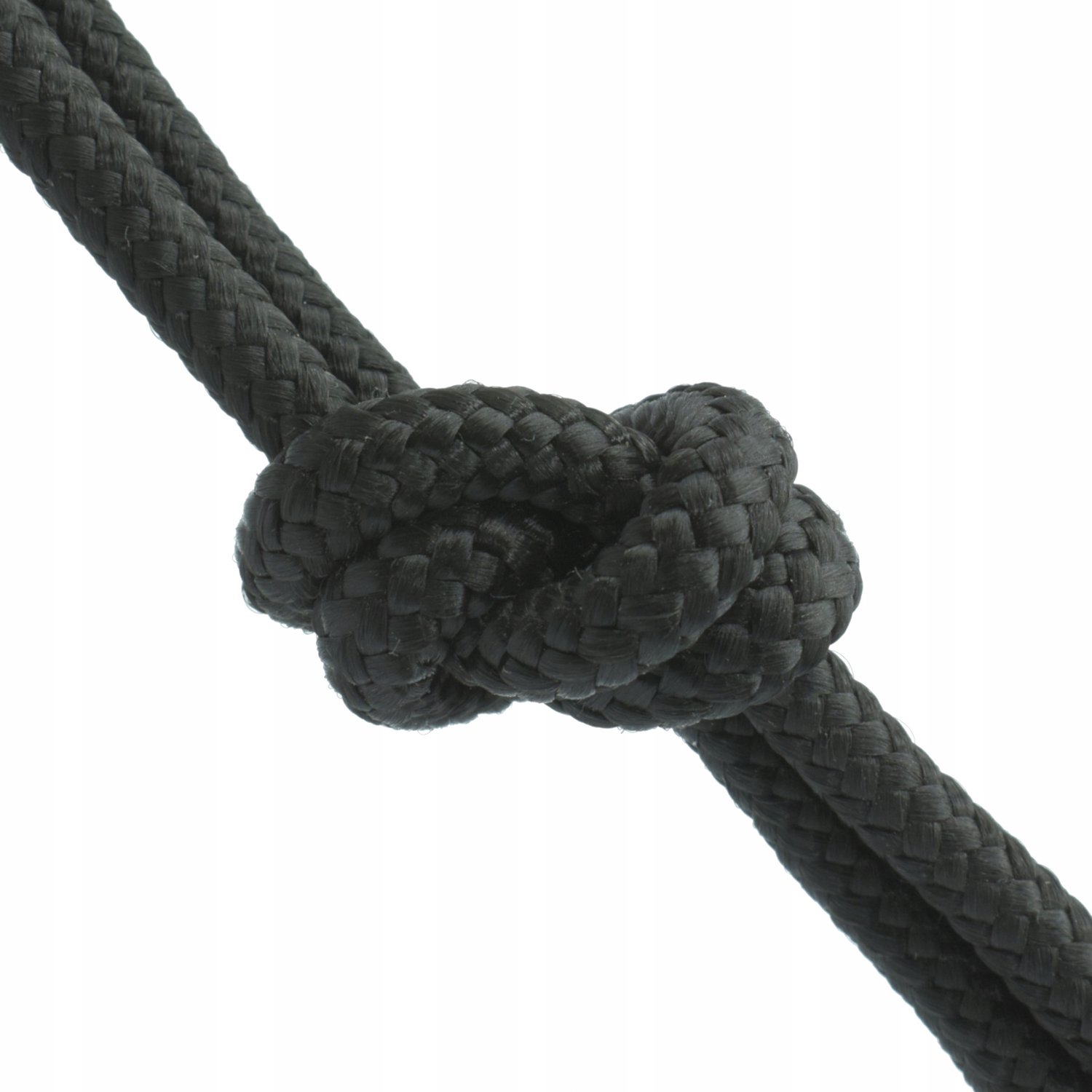 Merkloze Zwarte Polypropyleen Touw 6mm - 1.5m