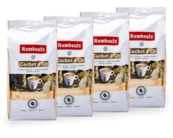 Rombouts Goudmerk 4x 500 gr - Rombouts - Koffiebonen Voordeelbundel
