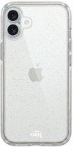 Transparante siliconen telefoonhoes met zilveren glitters voor iPhone 11. Merk: xoxo Wildhearts.
