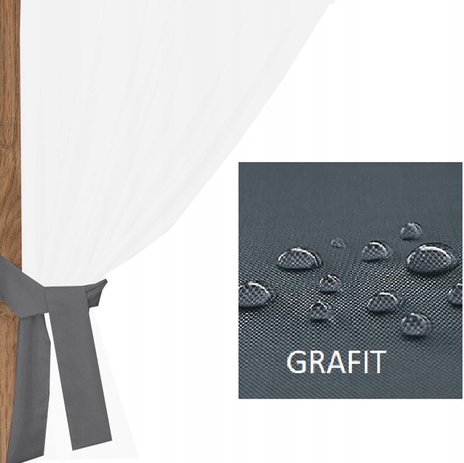 Waterdichte Gordijnband - Decoratieve en Praktische Gordijnophanging