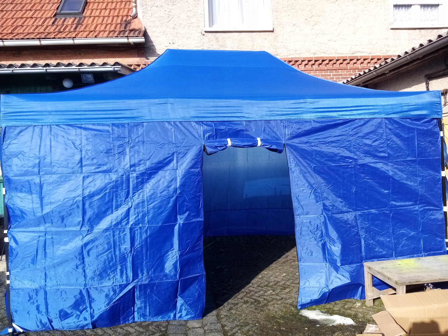 Zijwand met Deur voor 3x3m Partytent - Diverse Kleuren