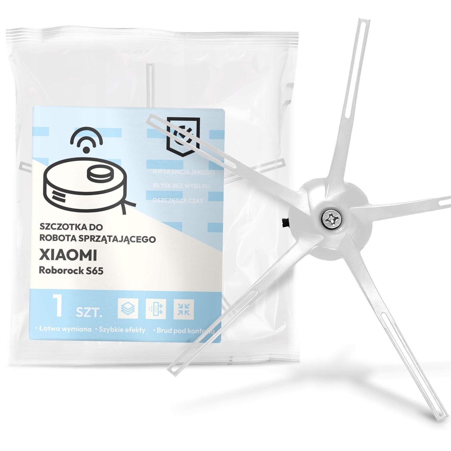 Zijborstel voor Xiaomi Roborock S65 - 5 Armen, Duurzaam & Waterdicht
