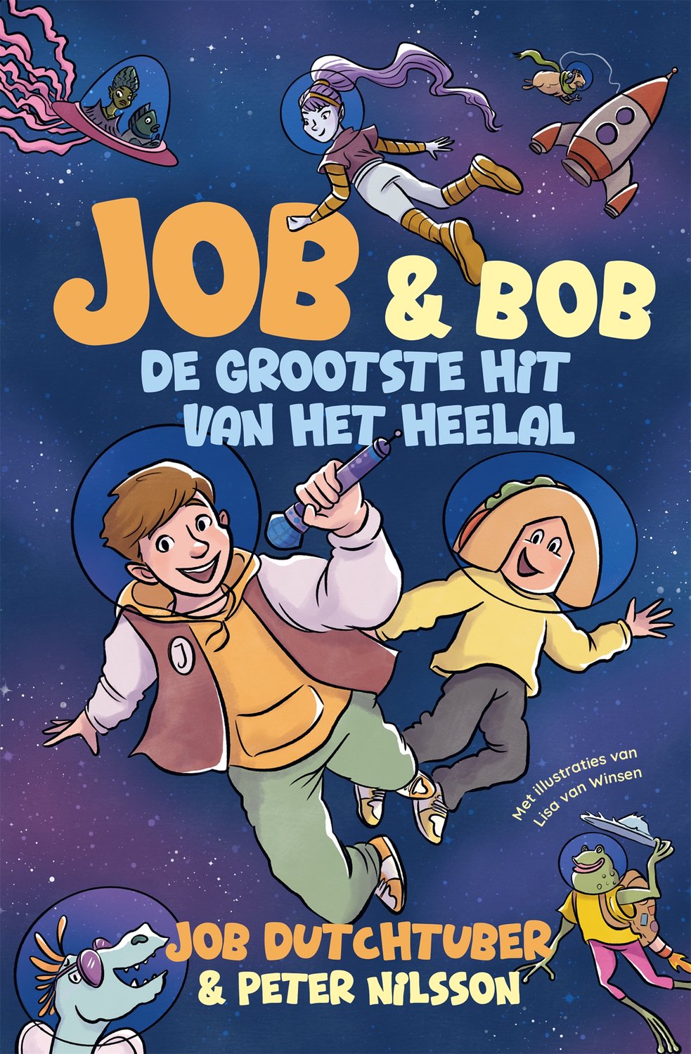 Omslag van Job en Bob De grootste hit van het heelal