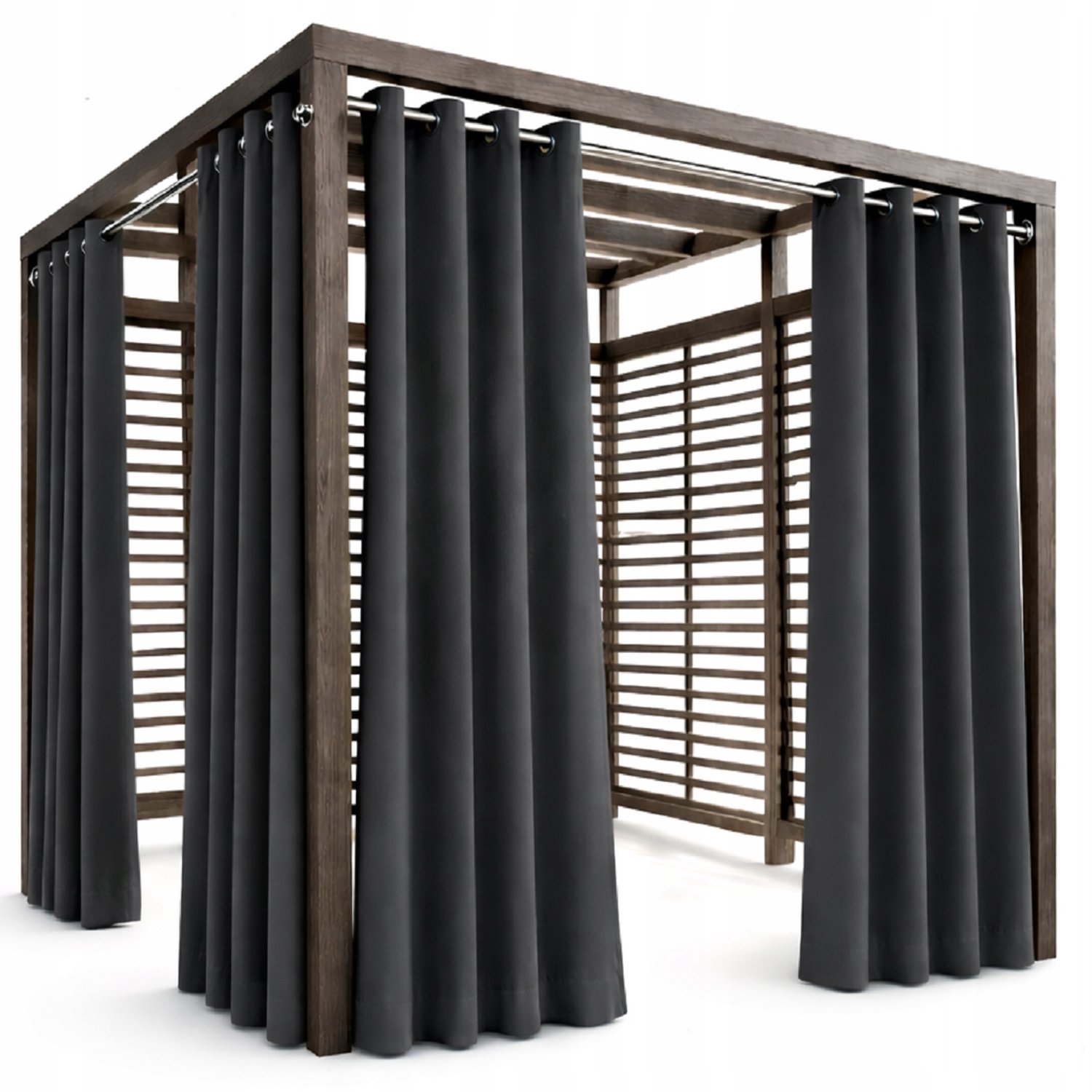Waterdicht Tuindoek 155x200cm met Ringgaten - Grijs