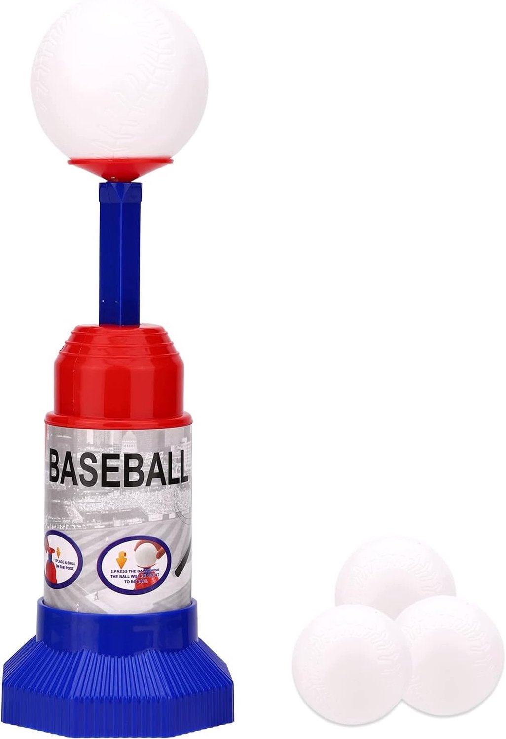 Baseball Trainingsset met 3 Ballen - Oefen je Slagkracht