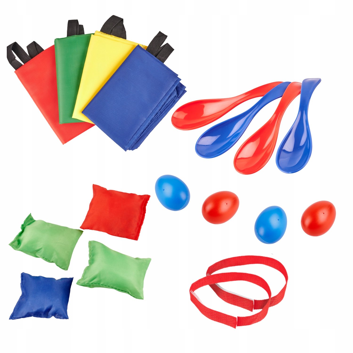 Sportieve 4-in-1 set voor kinderen: werpen, springen, hordenlopen