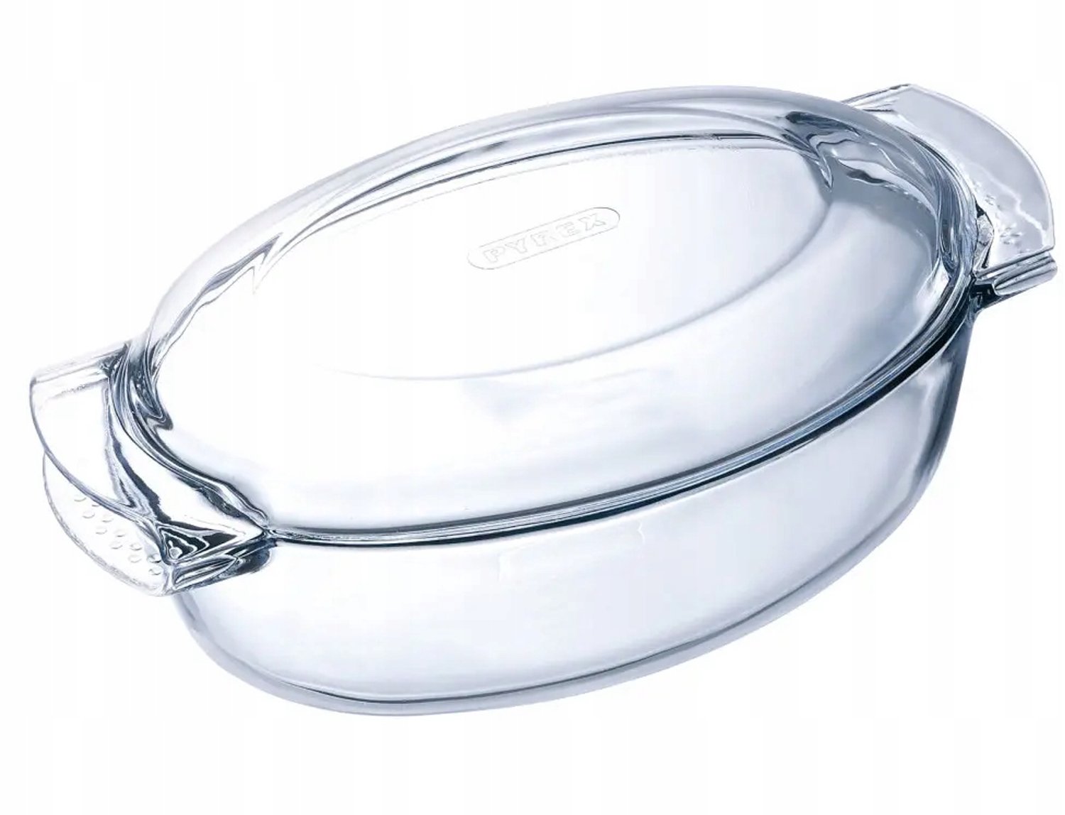 Pyrex Ovenschaal Glas Ovaal met Deksel 5.8L