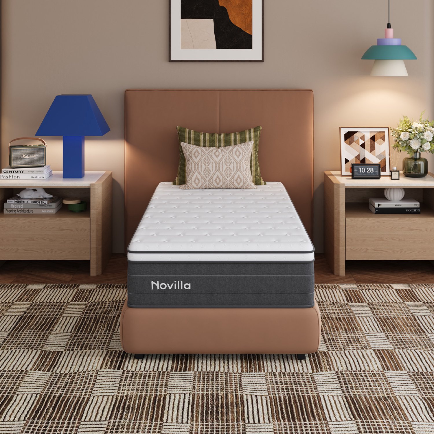 Novilla Pocketveringmatras 90x200 cm - 7 comfortzones - H3 - 25 cm Grijs