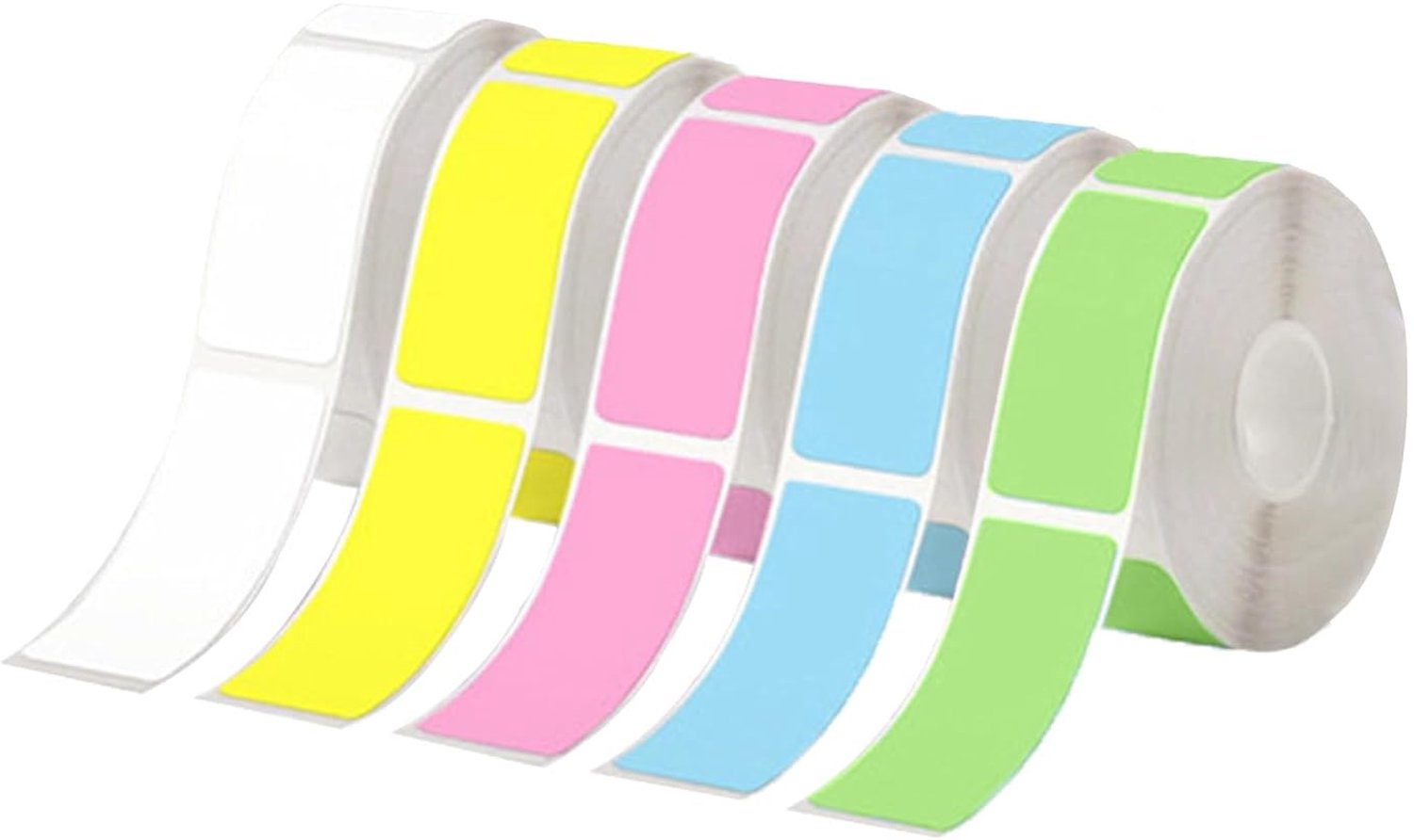 rollen thermisch papier, 12 x 40 mm, water- en oliebestendig, thermisch zelfklevend etikettenpapier, Geschikt voor thuis, kantoor en school.