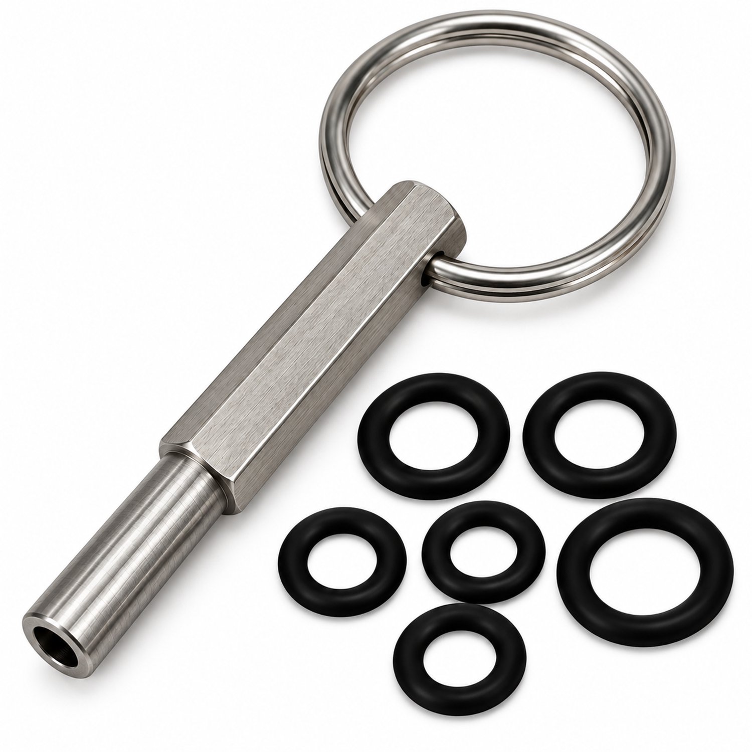 Somstyle Ovale Sleutel met Sleutelring Set Geschikt voor Krups, Nespresso, Franke, Capresso, AEG, Orchestro, Silicana en Toscana Koffiezetapparaat - Gereedschap voor Koffiemachines