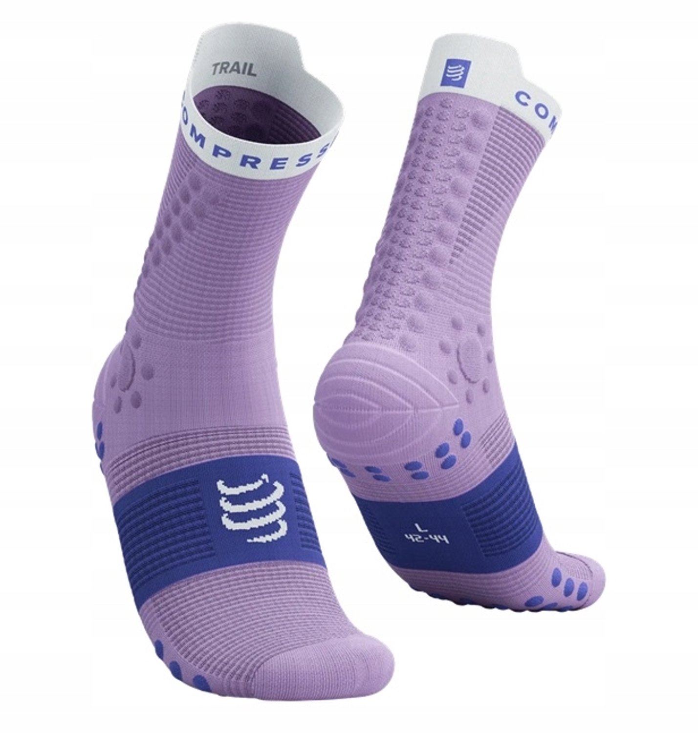 Compressport Trail V4.0 Hardloopsokken Paars