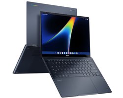 Acer Googlebook 14 GP714-91N-51W3 - Chromebook - 14 inch 2.8K OLED Touchscreen 120Hz - Core Ultra 5 - 16GB - 512GB SSD - Verlicht toetsenbord - Blauw - AZERTY