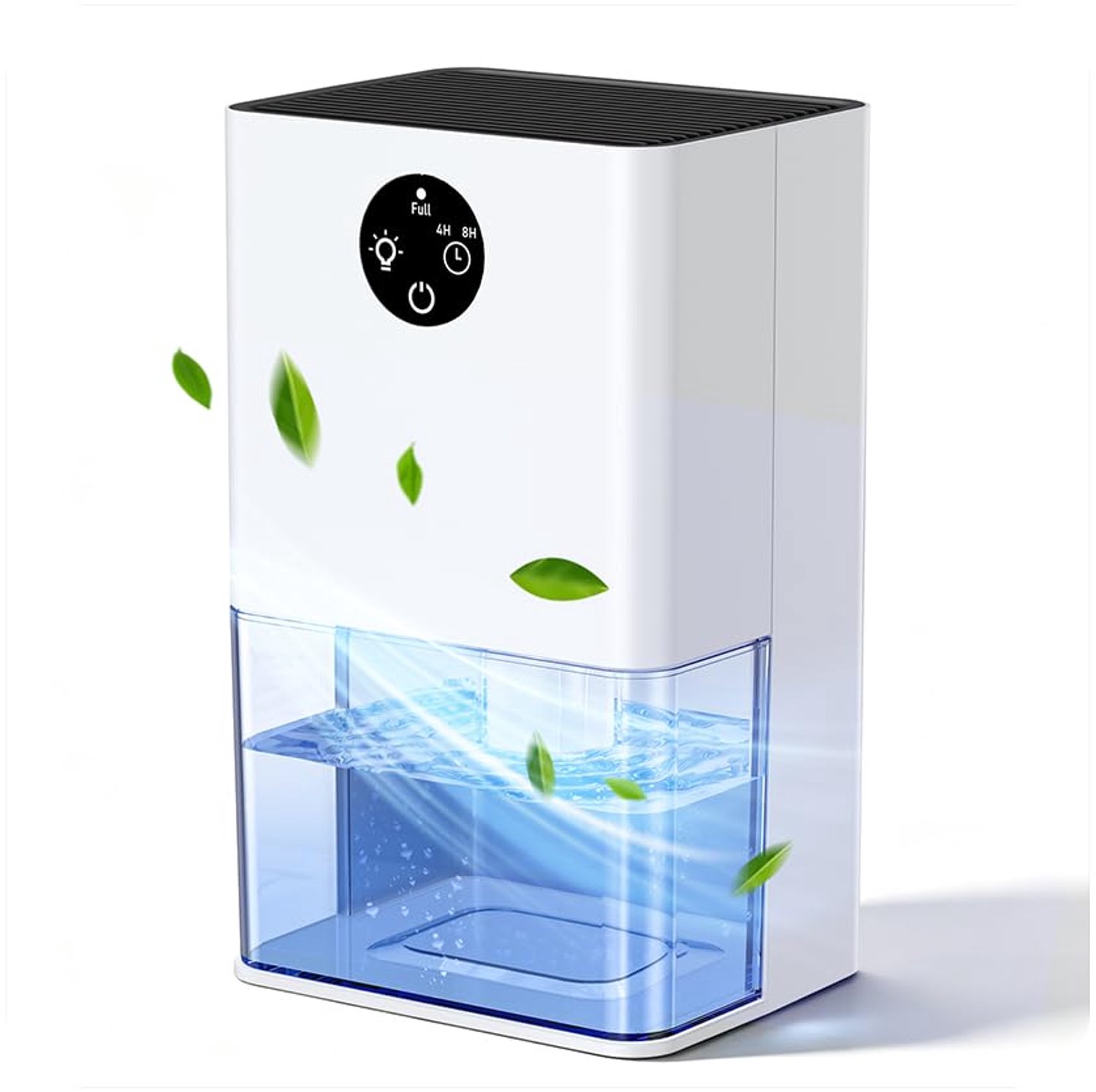 Luchtontvochtiger 1,5 L - Wit - 22,5 Watt - ABS Kunststof - Voor 20 m² - Draagbaar Ontvochtiger
