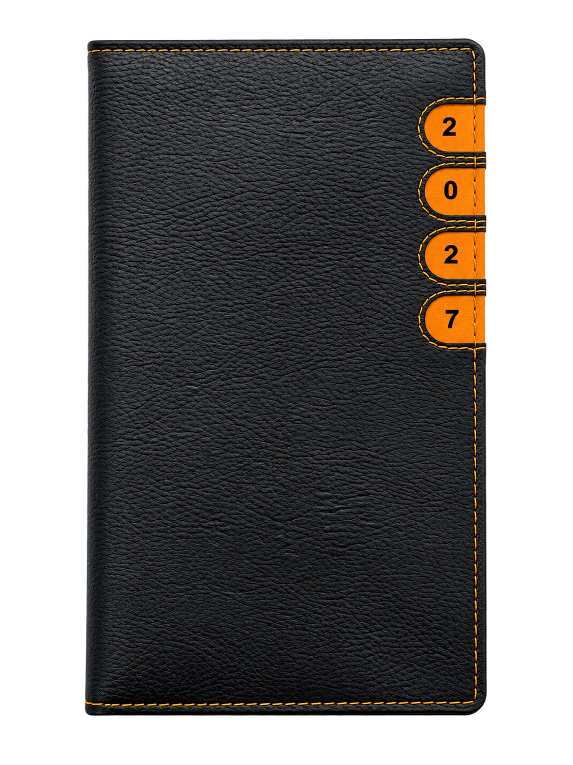 Castelli Zakagenda H37 two-tone Milano 2027 - kunstleder - week - 8.9 x 15.3 cm - groen oranje 1
