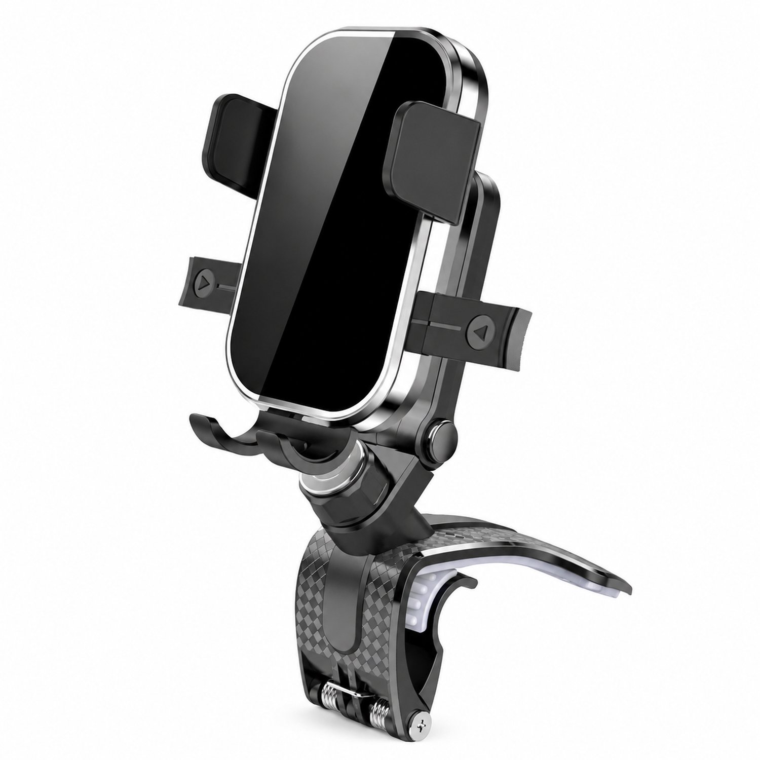 telefoonhouders auto voor dashboard met klembevestiging voor navigatie zwart