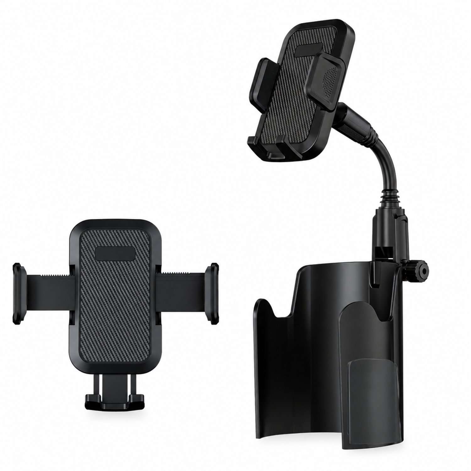 telefoonhouders auto voor plaatsing in een autobekerhouder met flexibele arm voor telefoons van 4,5 tot 7,2 inch