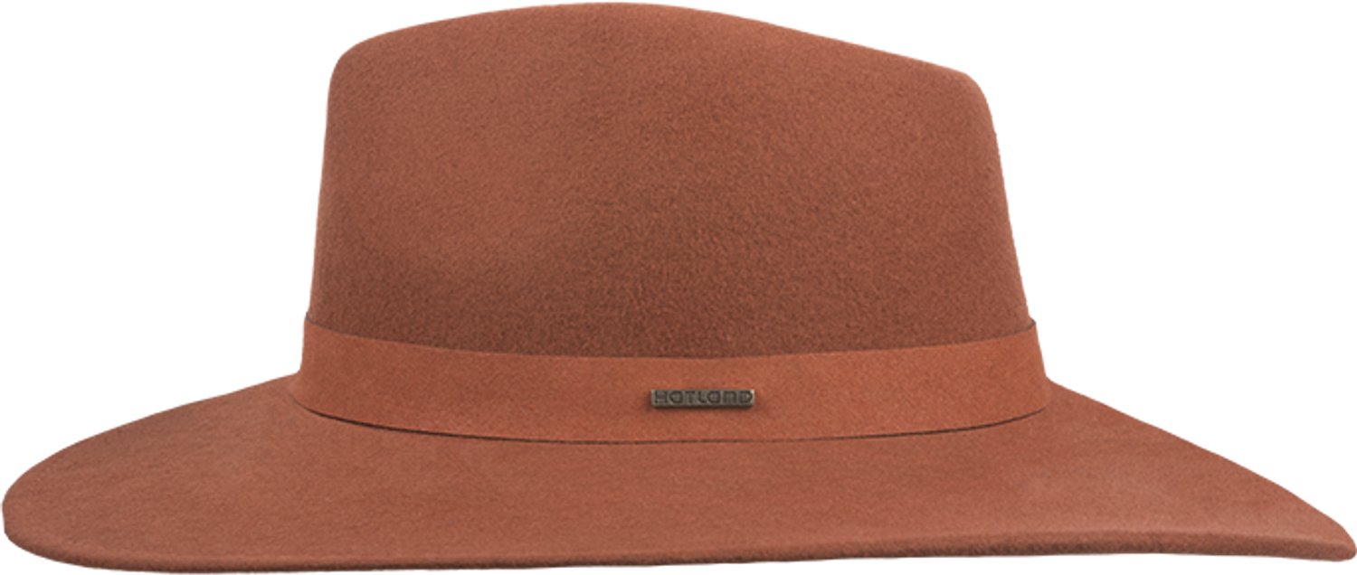 Hatland - Evora - Wollen dameshoed - Gekarameliseerd - Maat L - Unisex