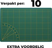 Snijmat A3 - VOORDEEL 10 STUKS - Groen - 30 x 45 cm
