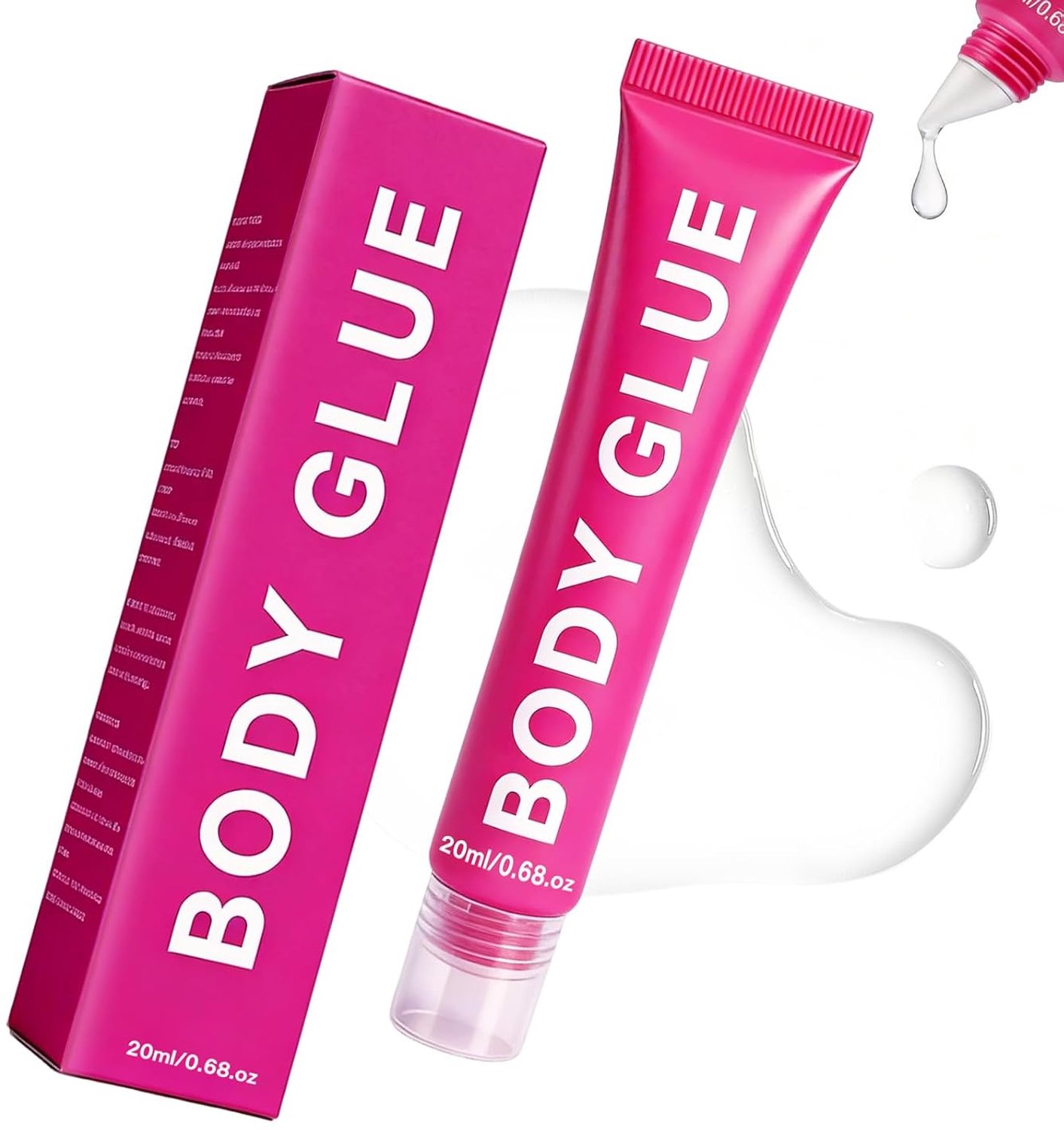 Lijm voor kleding 20 ml - transparant - antislip - houdt kleding op zijn plaats - Vemera