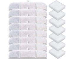 8-delige reservefilter voor kattenfontein 170 mm - compatibel met DownyPaws DPWFP6 - eenvoudig vervangbaar - ServiceTopper