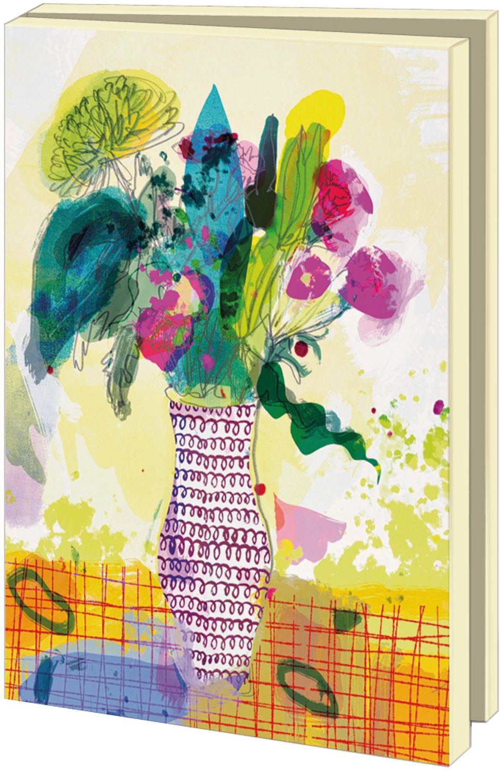 Kaartenmapje met env, groot: Atelier des fleurs, Ad van Bokhoven - 2 x 5 motieven
