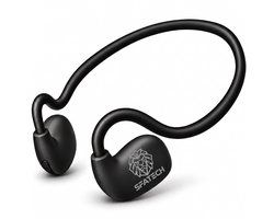 SFATECH OWS-1 Open Ear Sport Oordopjes – Bluetooth Oortjes en Draadloze Oordopjes met Oorhaak – Lichtgewicht Sport Earbuds – Comfortabel Open-Ear Ontwerp voor Hardlopen, Fitness en Handsfree Bellen – Zwart