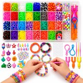 BOTC Loombandjes Starterspakket - 1800-Delig - 30 Kleuren - Loomelastiekjes - Loomen - Loom Pakket