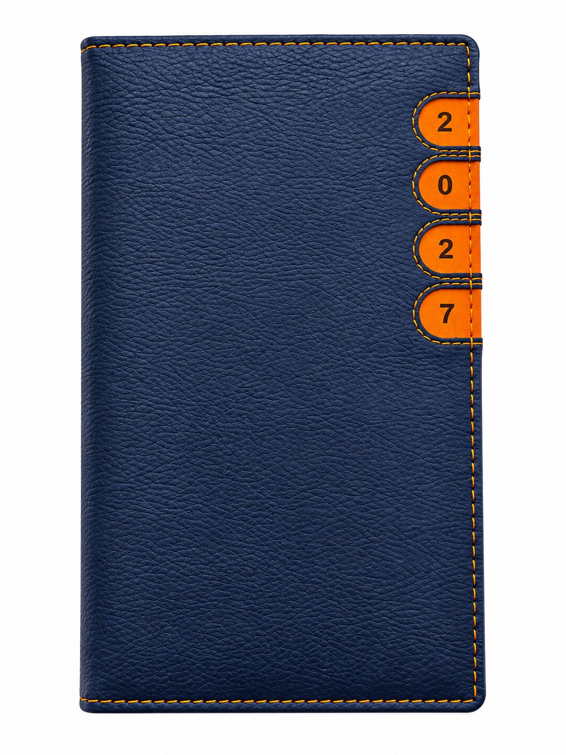 Castelli Zakagenda H37 two-tone Milano 2027 - kunstleder - week - 8.9 x 15.3 cm - blauw oranje 5