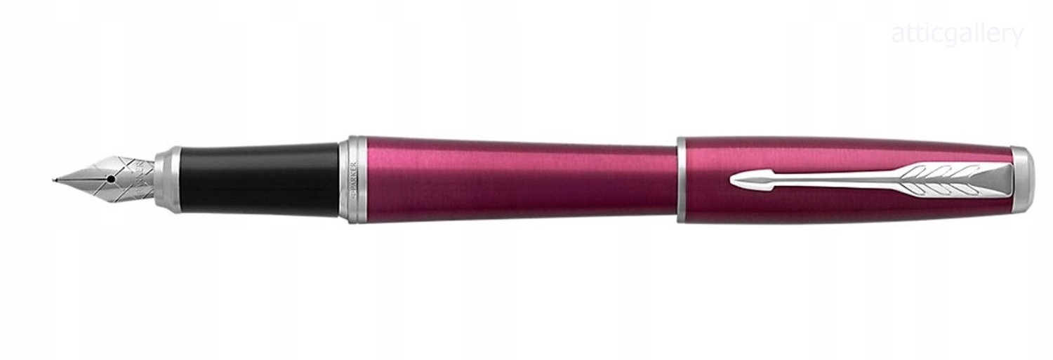 Parker Urban vulpen | Vibrant Magenta | Fijne penpunt met blauwe inkt | Geschenkdoos