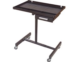 YATO YT-08954 Verrijdbare Werkplaatswagen / Mobiele Servicetafel - In Hoogte Verstelbaar (79-120 cm) - Met Lade - Max. 100 kg - Stalen Werktafel op Wielen