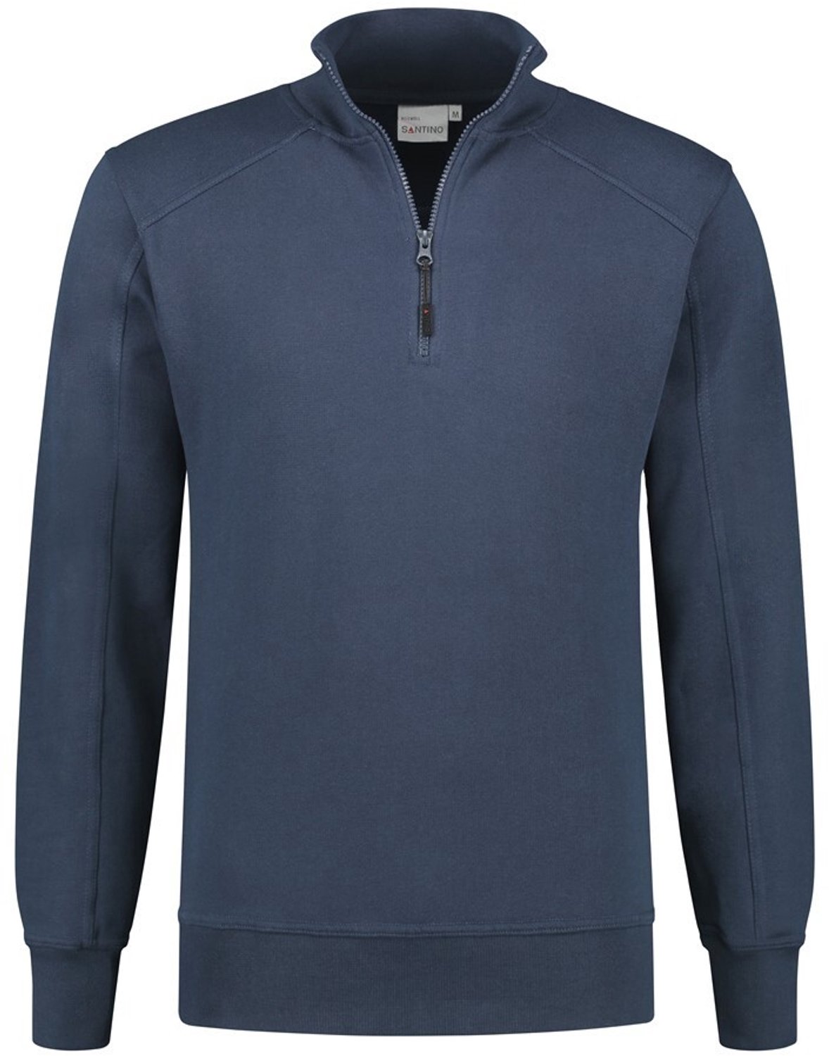 SANTINO ROSWELL Polosweater met ritskraag L / Lichtblauw