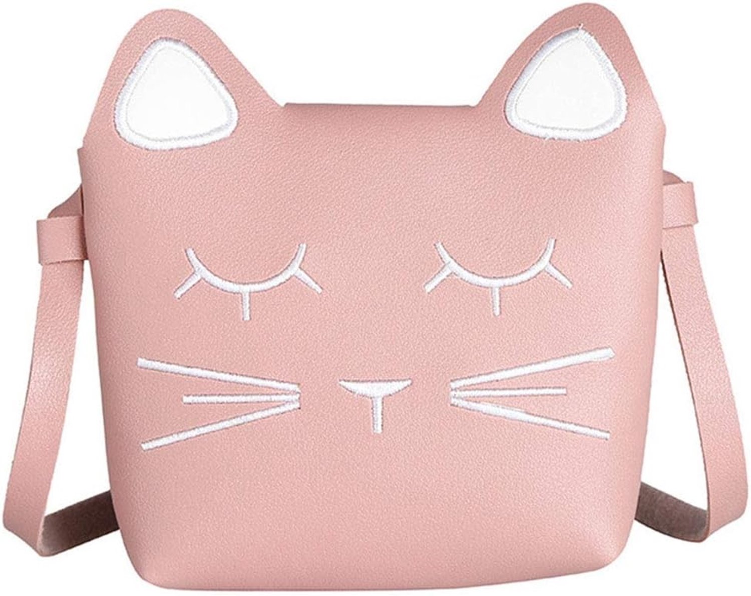 Schattige Mini Handtas voor Meisjes - Prinses Themed Schoudertas met Kat Ontwerp