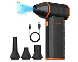 Wolfbox MF50 - Oplaadbaar 5000mAh - 130.000 RPM - Perslucht - Compressed Air - Stofreiniger - Luchtblazer - Perslucht - Turbo Fan